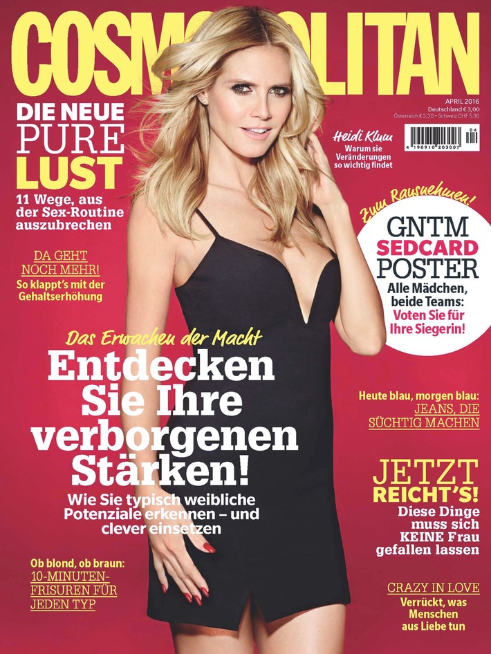 Heidi Klum in COSMOPOLITAN: "Ich habe viele Fehler gemacht, aber durch diese auch sehr viel gelernt"