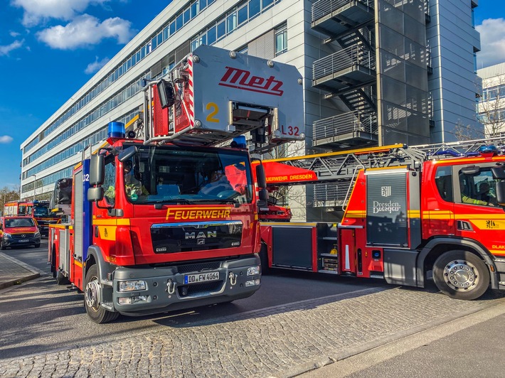 FW Dresden: Informationen zum Einsatzgeschehen der Feuerwehr Dresden vom 3. Mai 2021
