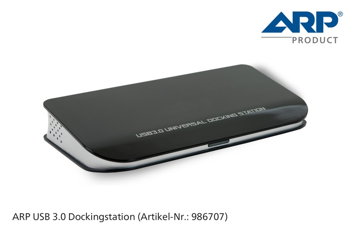 Die neue USB 3.0 Dockingstation von ARP: Aus einem Anschluss werden sieben (BILD)