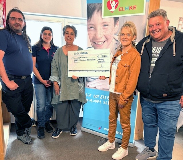 Presse-Information: Edeka-Mitarbeitende unterstützen Elterninitiative Herzkranker Kinder e.V.