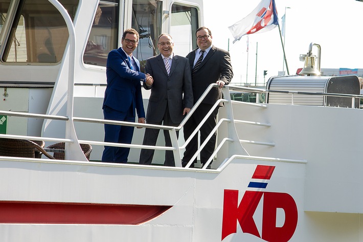 KD River Invest GmbH übernimmt die Aktienmehrheit der Köln-Düsseldorfer Deutsche Rheinschiffahrt AG / KD Vorstand: "Eine Weichenstellung mit Zukunft!"