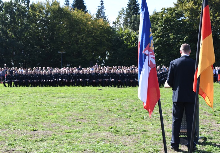 Festansprache durch Landespolizeidirektor Michael Wilksen