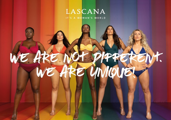 &quot;We are not different. We are unique&quot;: LASCANA lanciert zum Pride Month neue Markenkampagne für mehr Toleranz