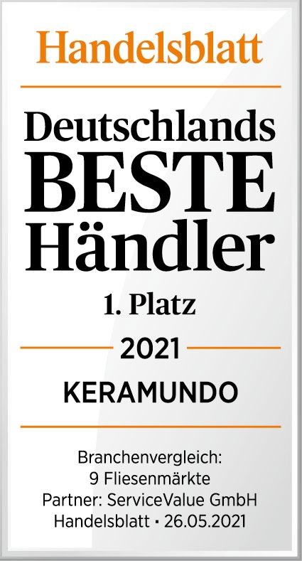 +++ Pressemitteilung: Keramundo zum dritten Mal in Folge Deutschlands bester Fliesenmarkt +++
