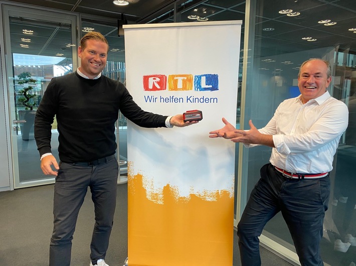 Full power for children&#039;s charities:  Einhell partners up with the foundation &quot;RTL - Wir helfen Kindern&quot;