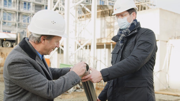 Kwartier Werk: 80 Prozent der Wohnungen sind verkauft und der Grundstein gelegt