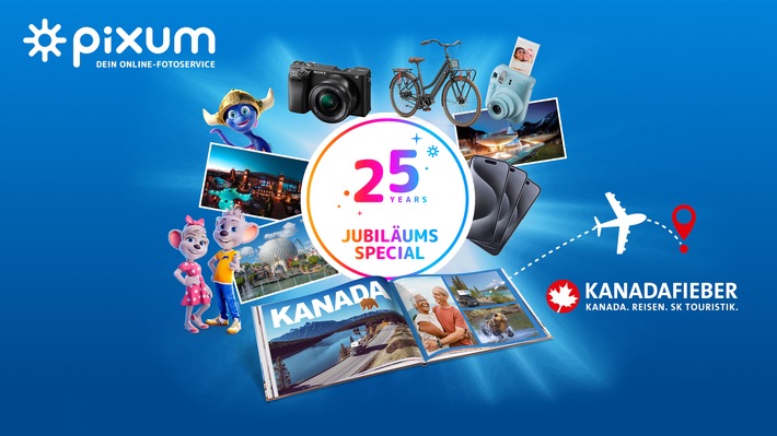 25 Jahre Pixum: Großes Gewinnspiel mit Preisen im Wert von 100.000 Euro startet