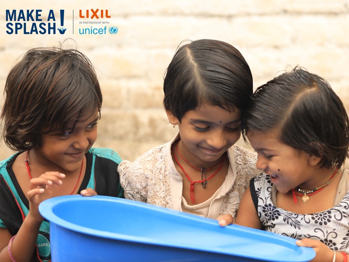 GROHE unterstützt die &#039;Make a Splash!&#039;-Partnerschaft von LIXIL und UNICEF, um den Zugang zu sanitären Einrichtungen und Hygiene für unterversorgte Bevölkerungsgruppen zu verbessern