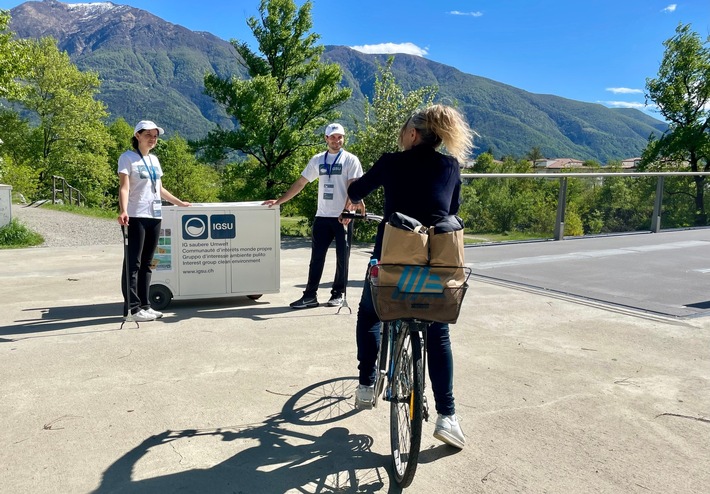 Comunicato stampa: «Locarno: con umorismo contro il littering»