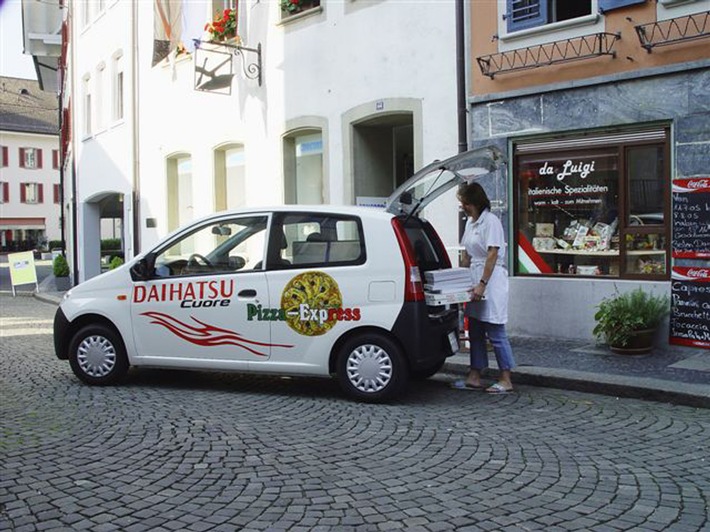 Transporteur de pizzas de Daihatsu