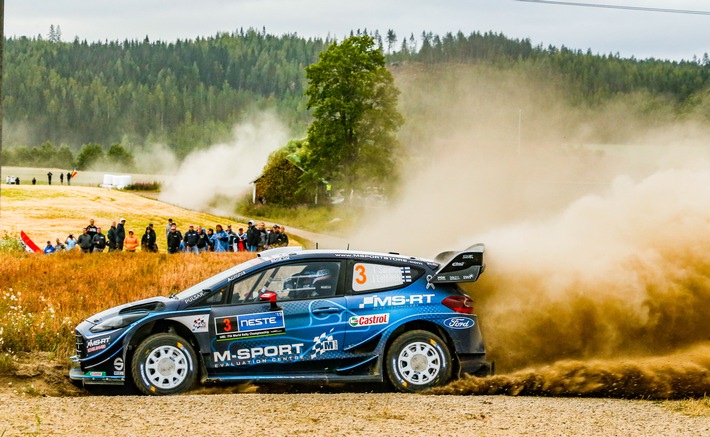 Ford Fiesta WRC-Pilot Teemu Suninen beendet schwierige Finnland-Rallye auf Rang acht (FOTO)