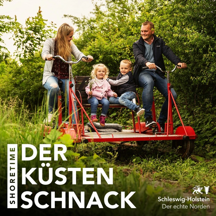 Neue Podcast-Episode aus dem Reiseland Schleswig-Holstein - Auf dem Strampelpfad durch Schleswig-Holsteins Hügelland