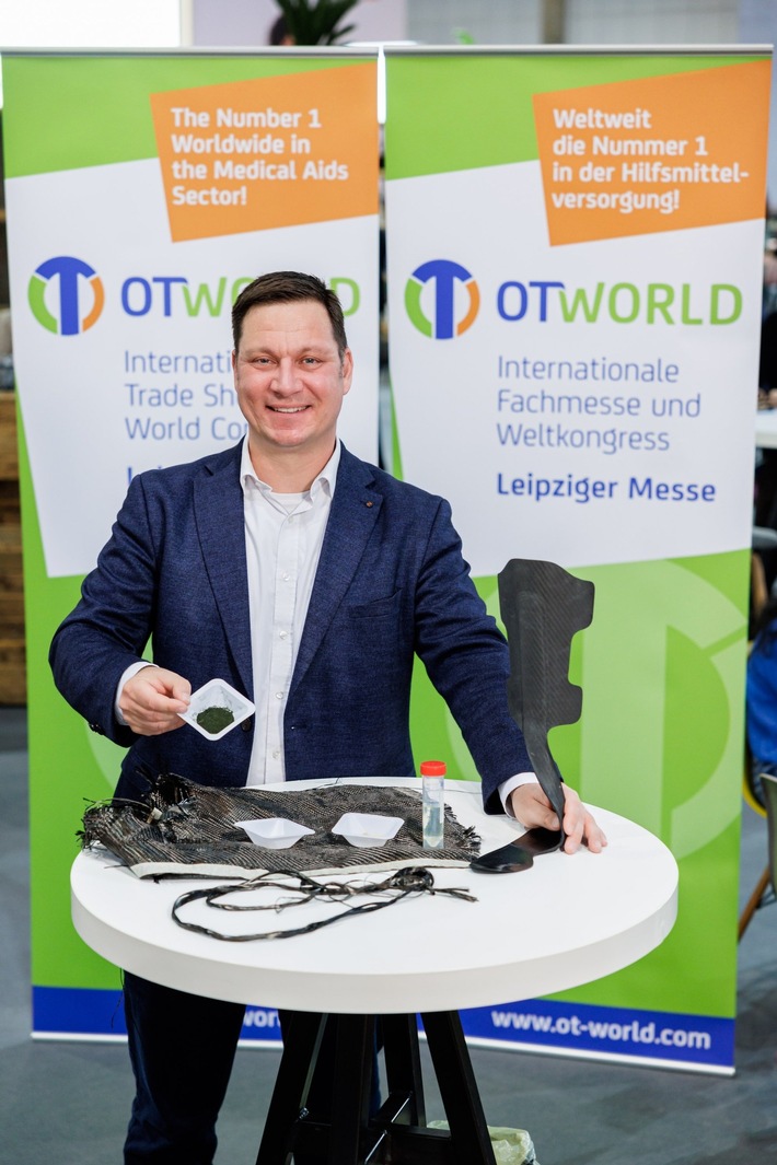OTWorld 2024: Nachhaltige Orthopädie-Technik – Premiere für erste Fußheber-Orthese aus algenbasierten Fasern