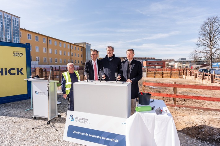 Pressemitteilung: Klinikum Nürnberg feiert Grundsteinlegung für das Zentrum für seelische Gesundheit