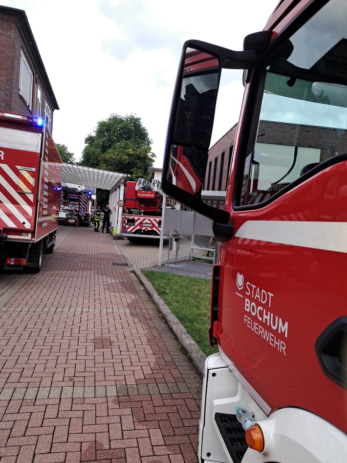 FW-BO: Brand eines Patientenzimmer im Martin-Luther-Krankenhaus Bochum