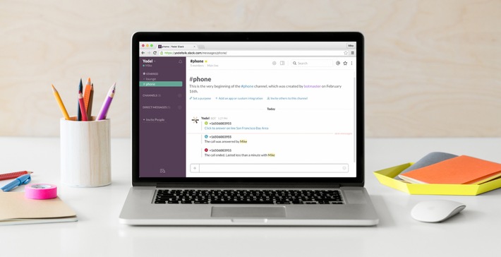 Yodel - der erste Telefon-Bot für Slack - BILD