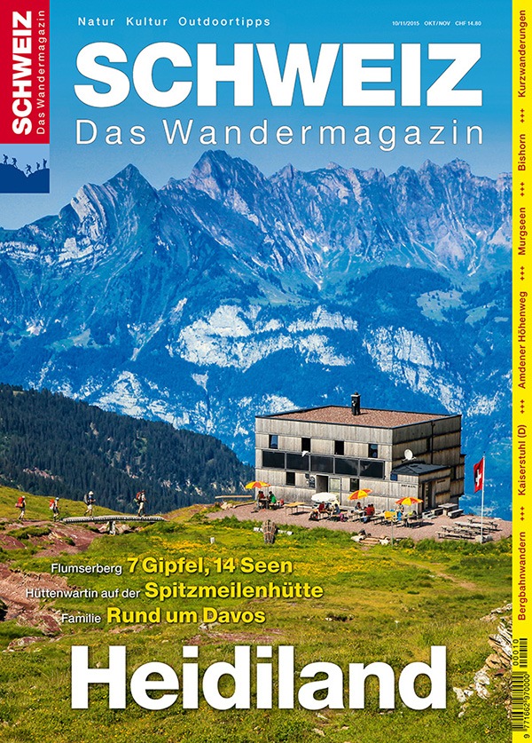 Wandermagazin SCHWEIZ: Die schönsten Wanderungen in der Ferienregion Heidiland