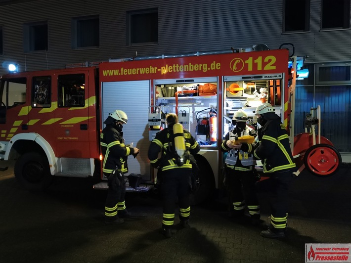 FW-PL: Ortsteil Ohle - Feuerwehr eilt zu Maschinenbrand