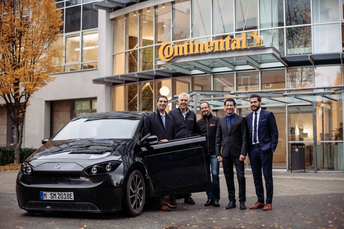 Sono Motors vergibt Großauftrag an Continental / Langfristige Partnerschaft für Produktion der Electric Drive Unit des Sion