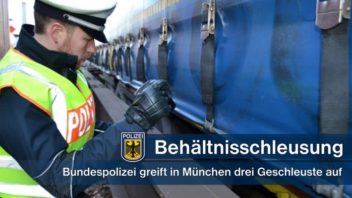 Bundespolizeidirektion München: Unerlaubte Einreise mittels Güterzug - Verdacht der Schleusung