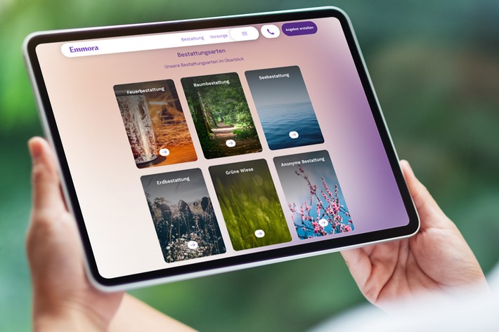 Die Ahorn Gruppe führt Emmora fort und erweitert ihr digitales Angebot im Bereich Bestattungsvorsorge