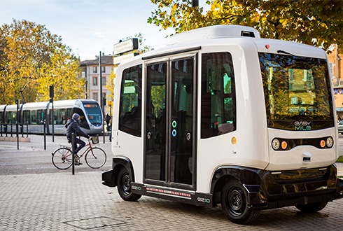 Drei autonome Minibusse für Karlsruhe