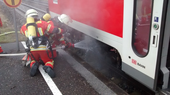 BPOLI-KN: Brand am Regionalexpress in Welschingen