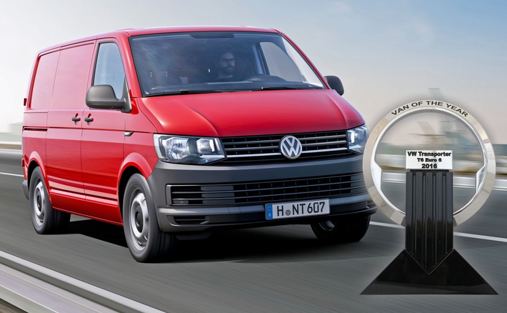 Volkswagen Nutzfahrzeuge: Der Transporter ist International Van of the Year