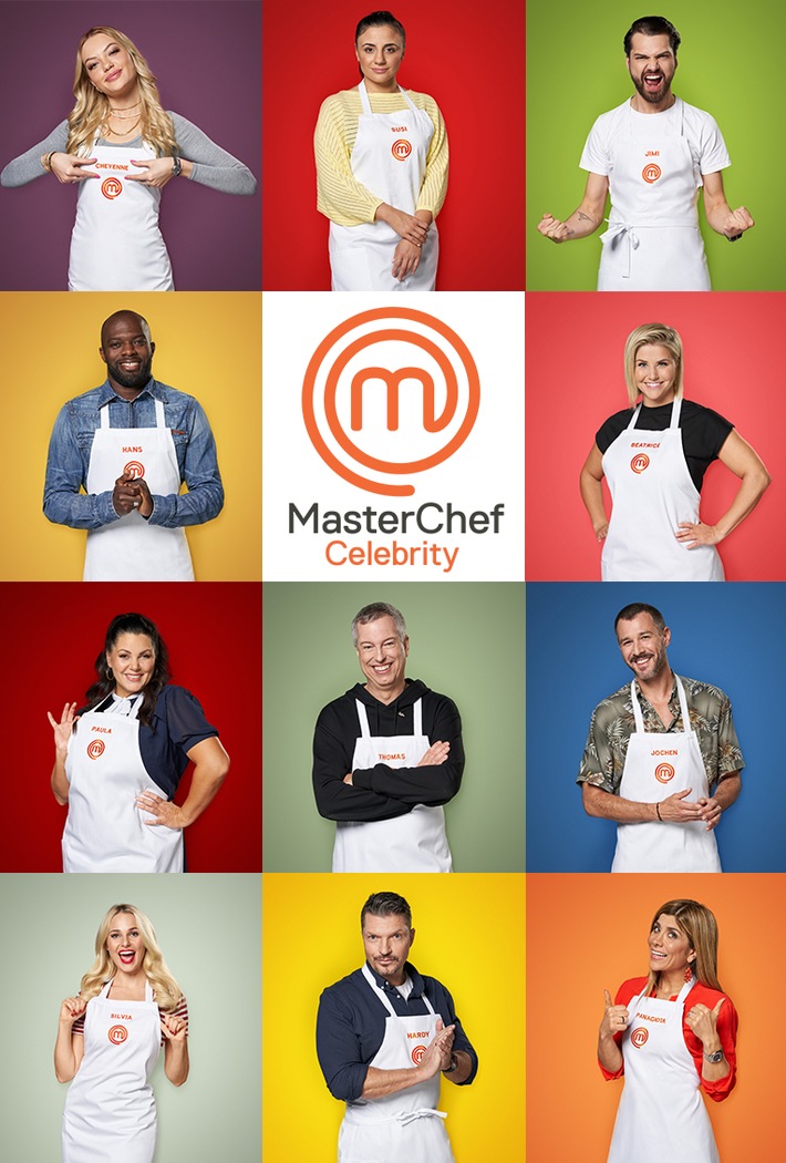 Elf Prominente im Kampf um den Koch-Titel: "MasterChef Celebrity" ab 31. August exklusiv auf Sky One