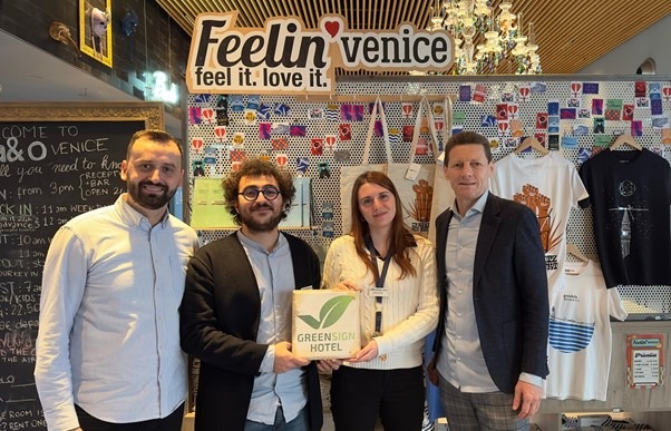 Level 5: Als erstes Hostel in Europa erreicht a&amp;o Venedig maximalen Nachhaltigkeits-Standard von GreenSign