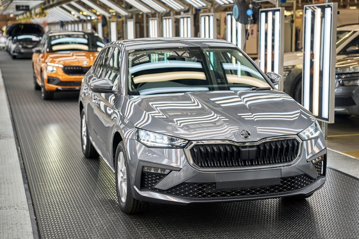 Škoda Auto startet Produktion der aufgewerteten Versionen von Scala und Kamiq