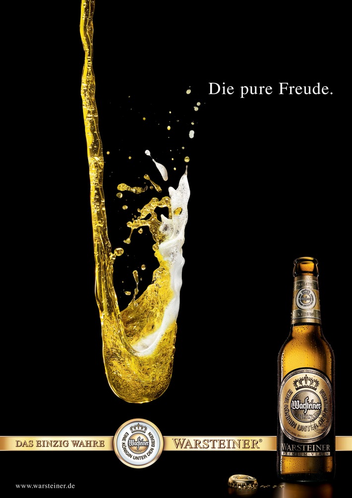 Die pure Emotion / Neue Kampagne von WARSTEINER zeigt "wahre Größe"