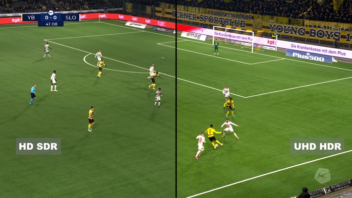 So bildstark wie noch nie: Fussball auf blue Sport neu in UHD HDR