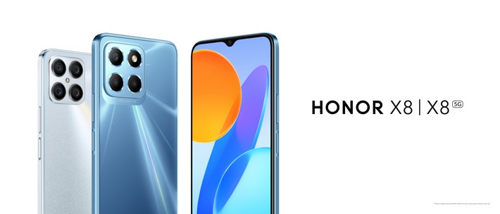 HONOR präsentiert das HONOR X8 5G: 5G-Power für unbeschwertes Entertainment