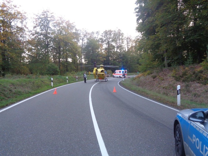 POL-PDPS: Schwerer Unfall mit Motorradfahrer