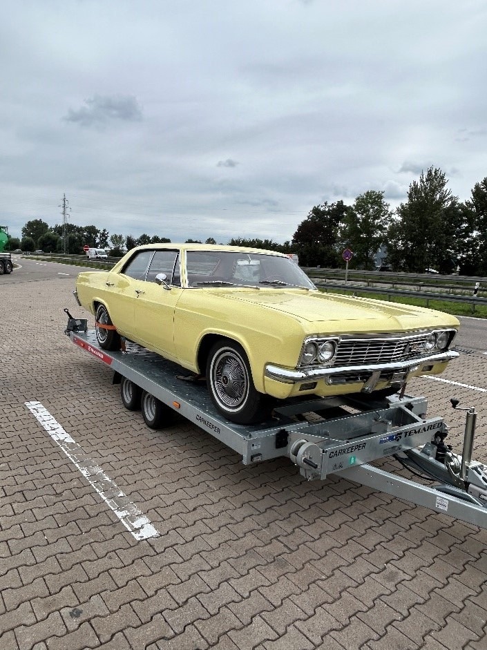 HZA-A: Zoll versteuert Oldtimer nach / Chevrolet aus der Schweiz aufgegriffen