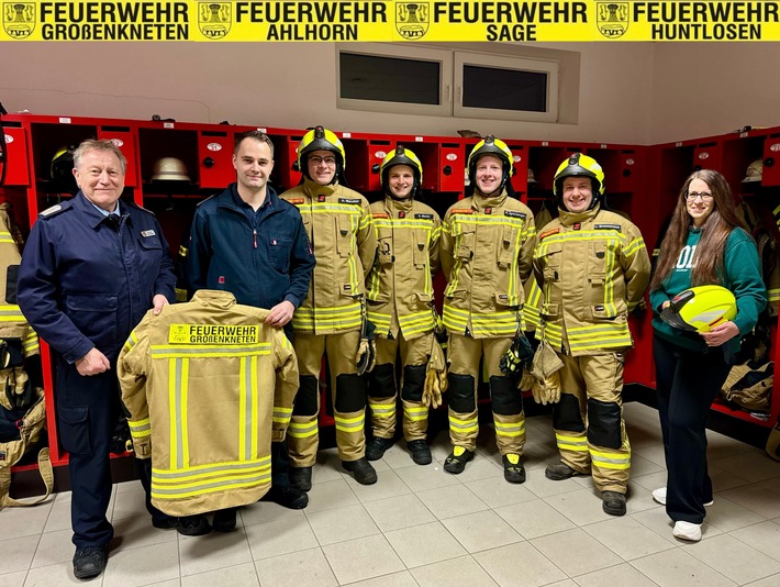 FW-OLL: Gemeinde Großenkneten beschafft moderne neue Schutzbekleidung für Feuerwehren