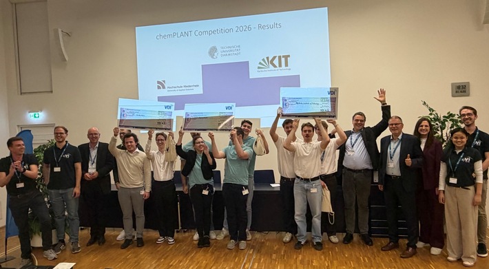 TU Darmstadt gewinnt den 9. VDI chemPLANT-Wettbewerb