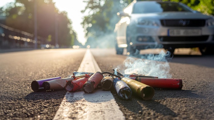 Silvester & Neujahr: Wer zahlt für Böllerschäden am Auto?