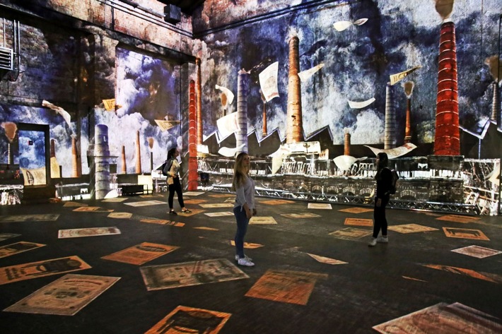 Vom Dorf zur &quot;Boomtown&quot;: Kunstkraftwerk präsentiert eindrucksvolle 360-Grad-Videoshow zur Leipziger Industriekultur