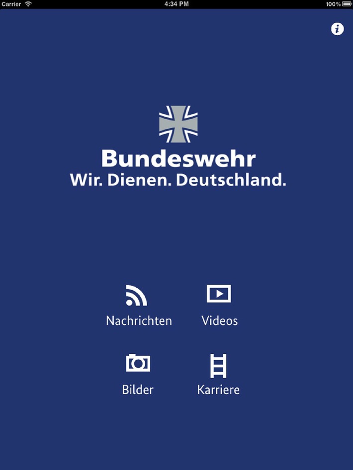 BWI optimiert Bundeswehr-App für Tablets / Android- und iOS-Version veröffentlicht (BILD)