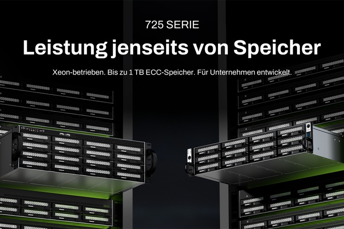 TerraMaster bringt die 725-Serie mit Xeon-basierten Rackmount-NAS auf den Markt und bietet Unified Storage für Unternehmen im KI-Zeitalter