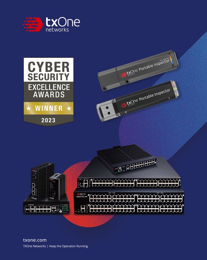 TXOne Networks premiata ai Cybersecurity Excellence Awards 2023 nelle categorie Network Security, ICS/SCADA e Security Investigation