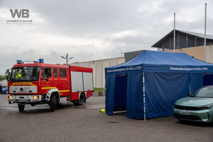 FW Alzey-Worms: Brand in der Justizvollzugsanstalt Rohrbach - Feuerwehr verhindert Ausbreitung und rettet mehrere Personen