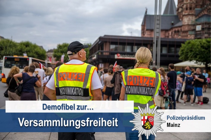 POL-PPMZ: Pressemeldung der Polizei Mainz zur Demonstrationslage am Samstag, 21. Juli 2018, im Bereich des Ernst-Ludwig-Platzes