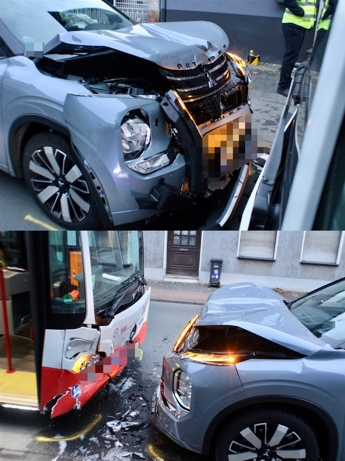 POL-DU: Alt-Homberg: Auto kollidiert mit Linienbus
