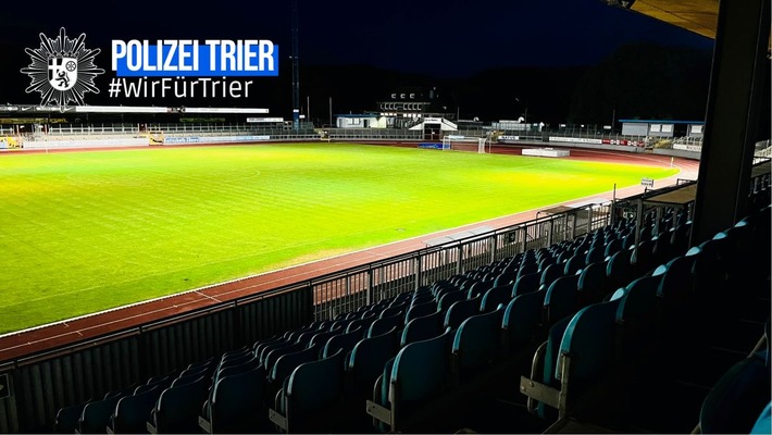 POL-PPTR: Informationen der Polizei Trier anlässlich des Aufstiegsspiels zwischen dem SV Eintracht Trier 05 und dem SV Stuttgarter Kickers am 14.06.2022, 19:00 Uhr, im Moselstadion