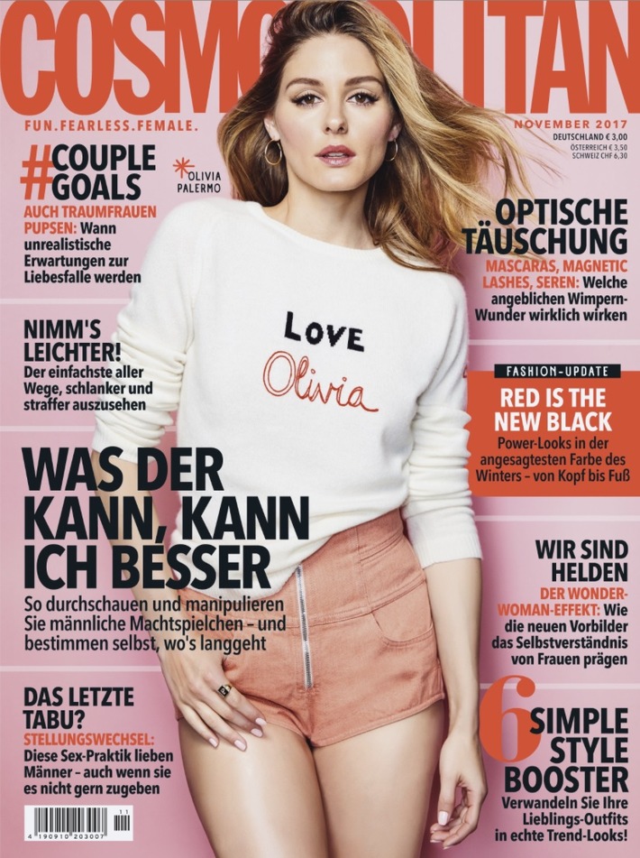 Stilikone Olivia Palermo in Cosmopolitan: "Klar style ich mich selbst!"