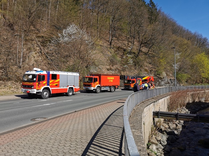 FW-PL: OT-Stadtmitte. Verirrtes Reh aus Oesterbach geborgen