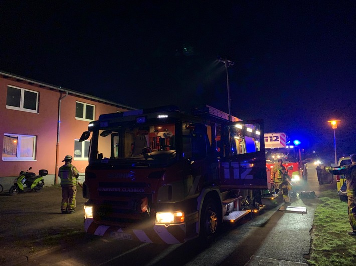 FW-GLA: Brand in städtischer Unterkunft